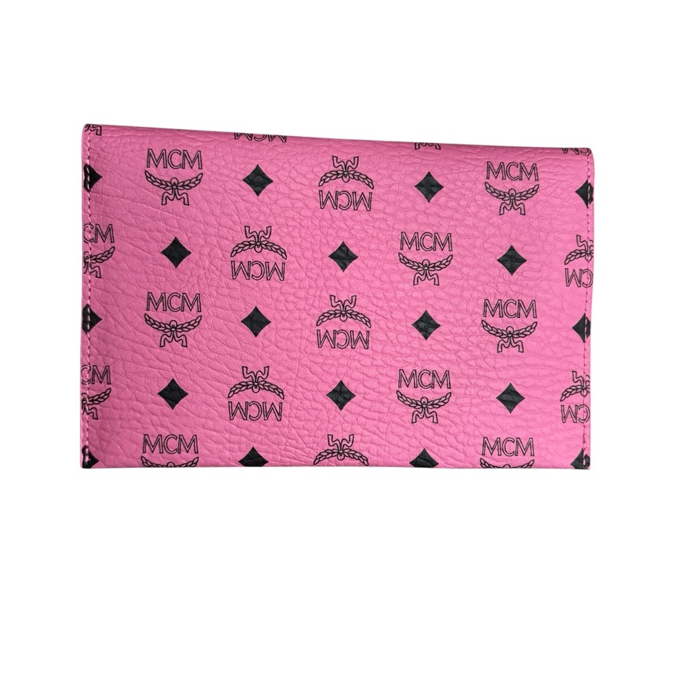MCM Visetos Envelope Clutch Pink - Picture 4 of 9